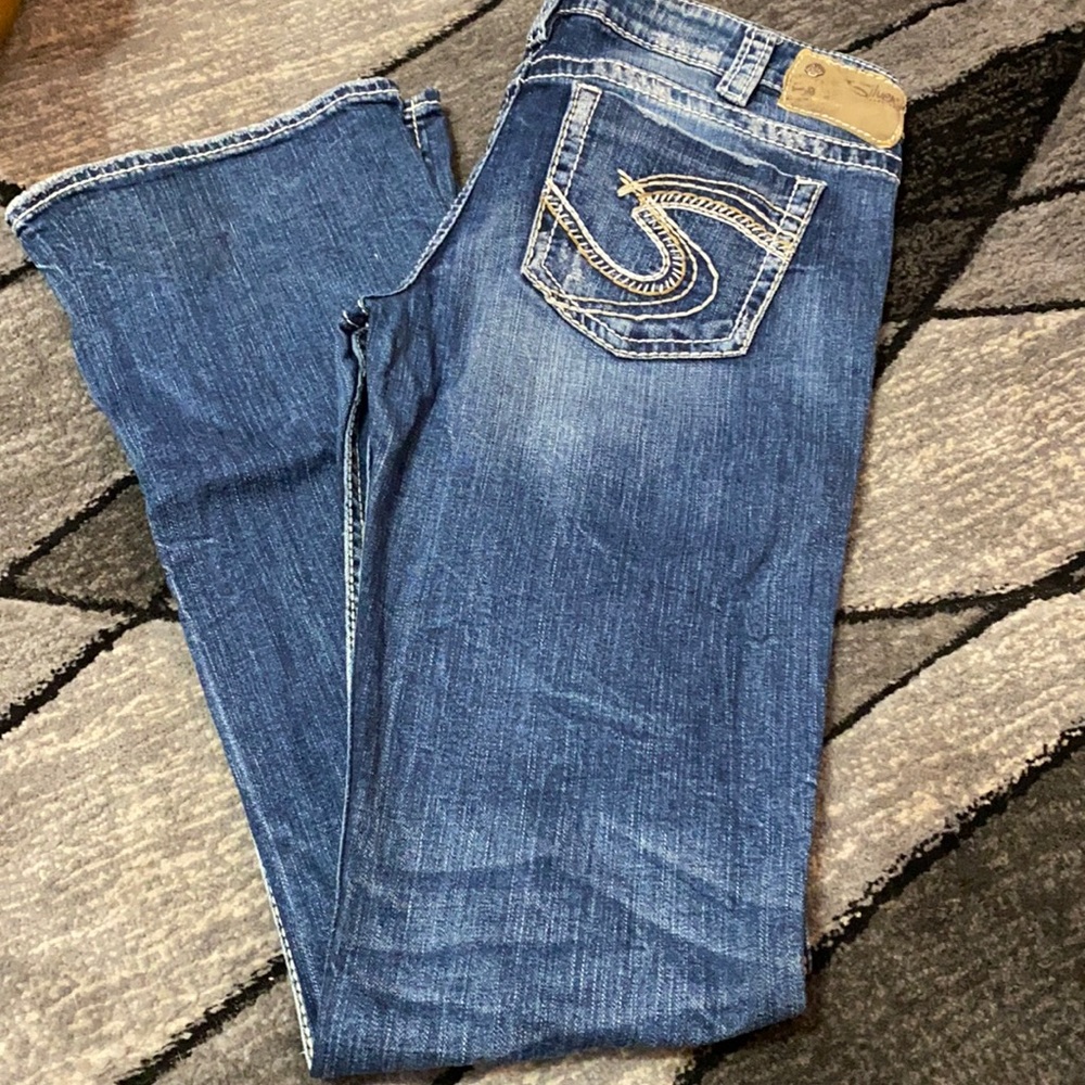 Silver jeans